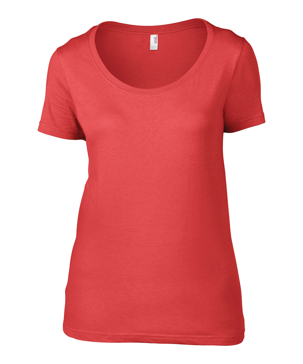 Anvil women's featherweight scoop tee