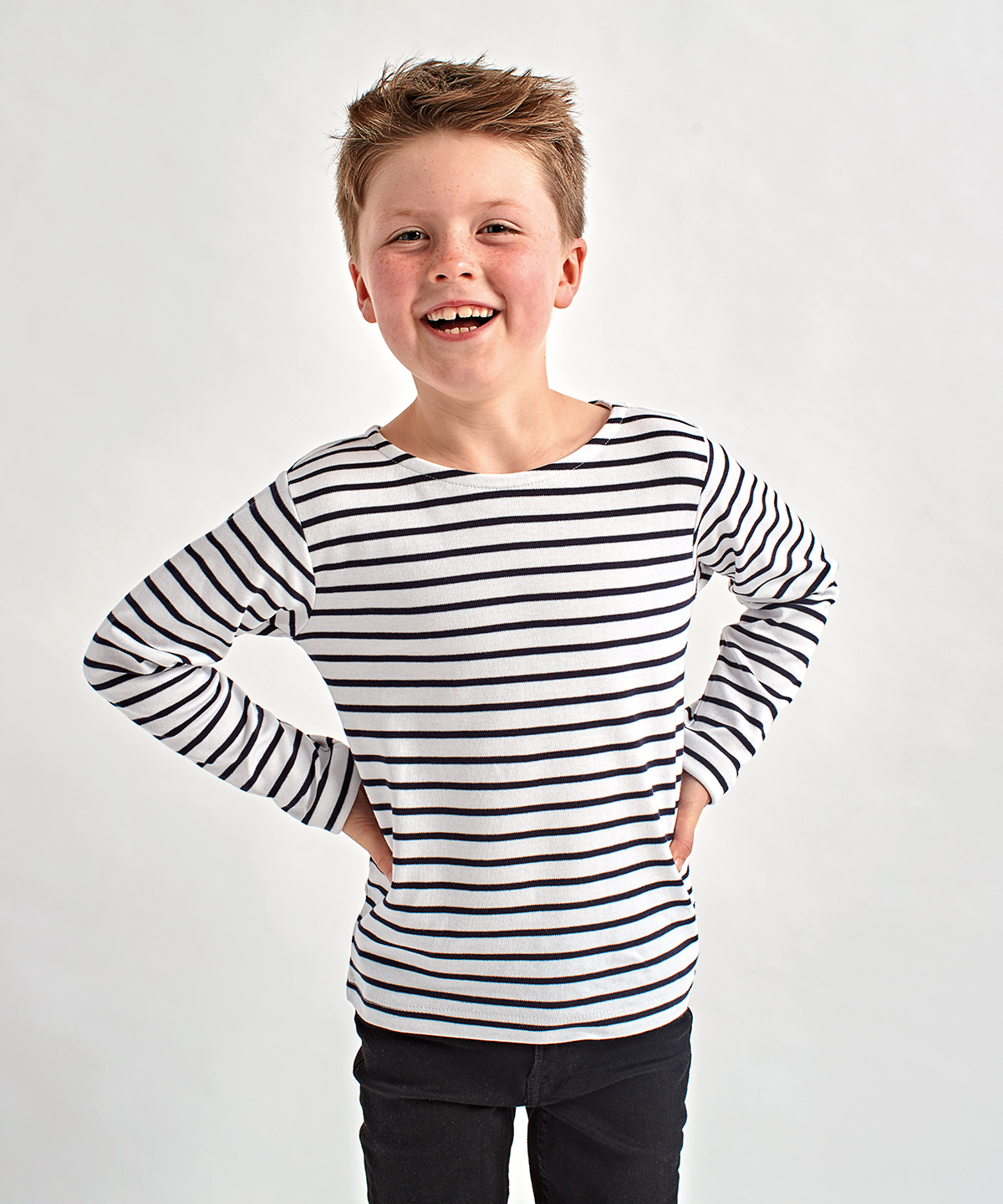 Kids MariniÂŠre coastal long sleeve tee