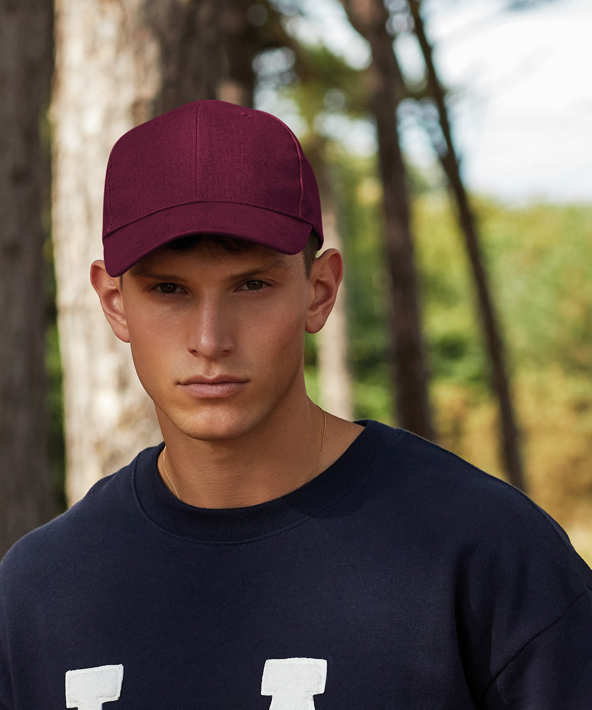 Pro-style heavy brushed cotton cap