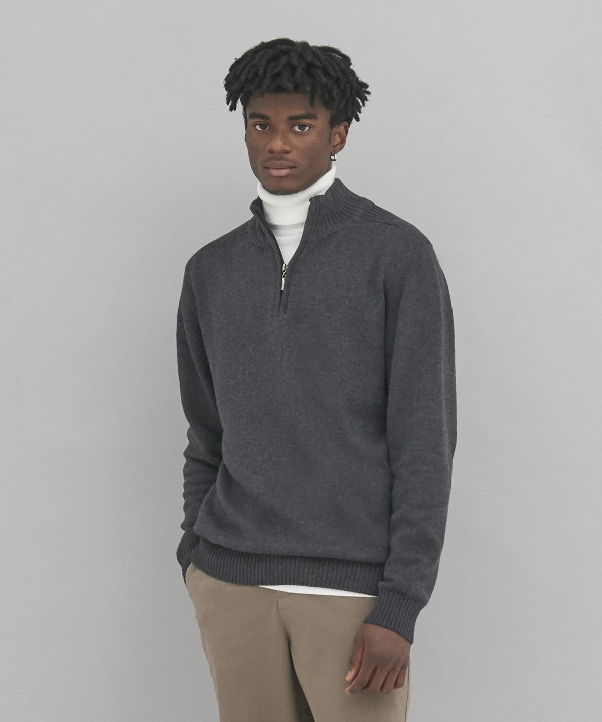 Wakhan ?� regen zip knit sweater