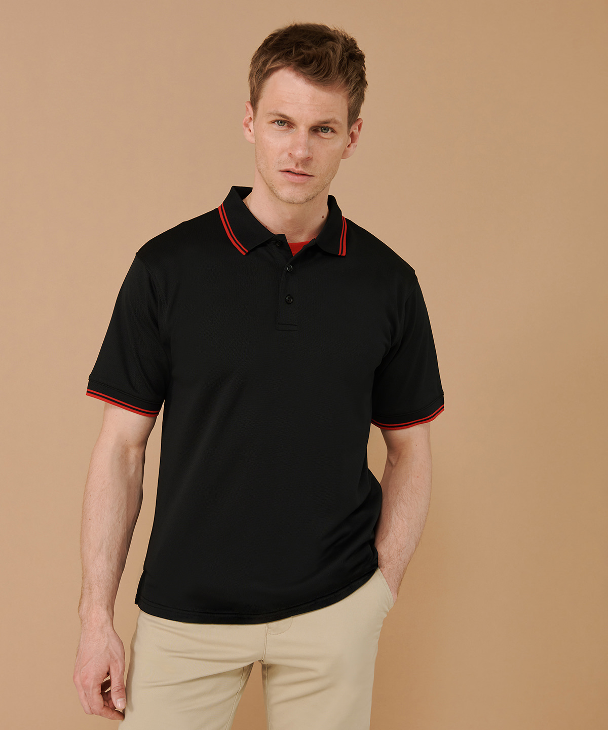 Double tipped Coolplus? polo shirt