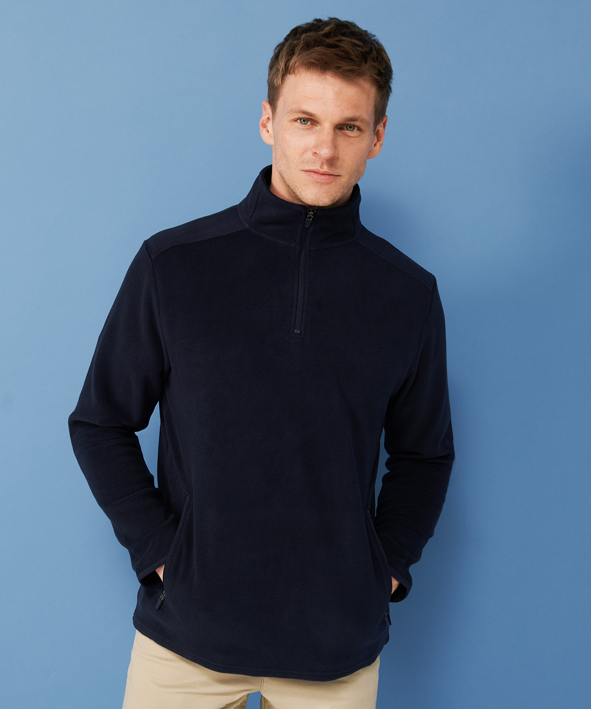 ?� zip microfleece jacket