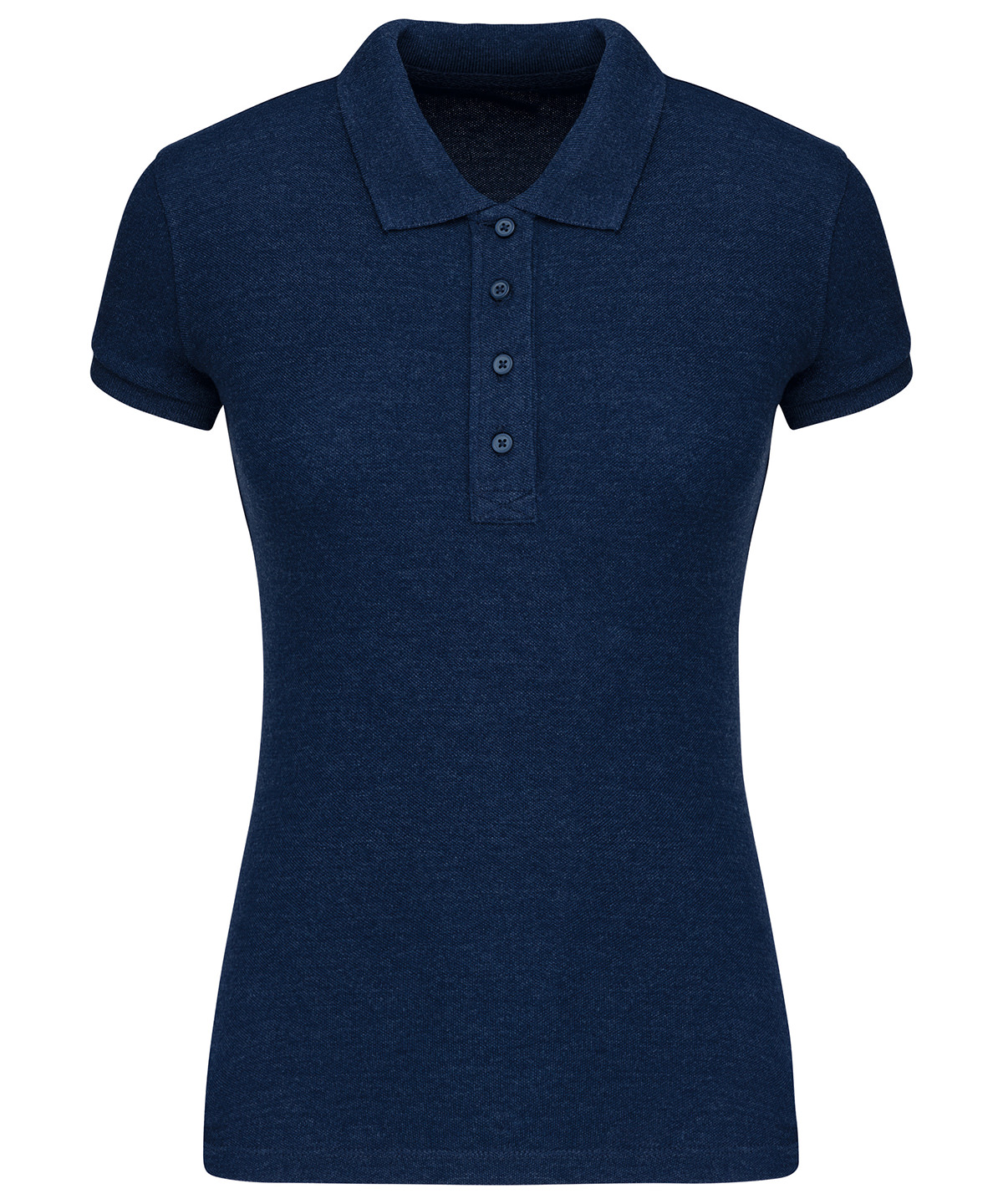 Ladies? organic piqu short-sleeved polo shirt