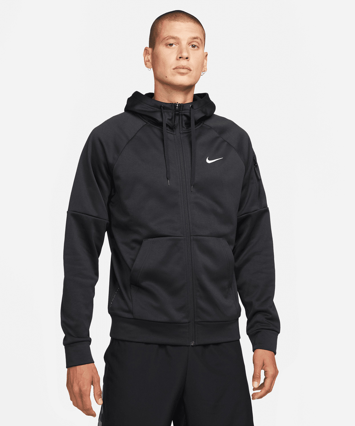 Nike men?s full-zip fitness hoodie