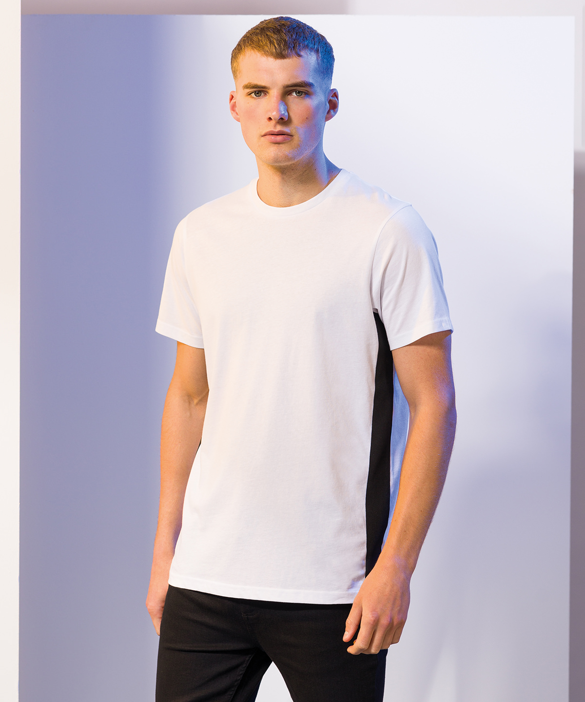 Unisex contrast T