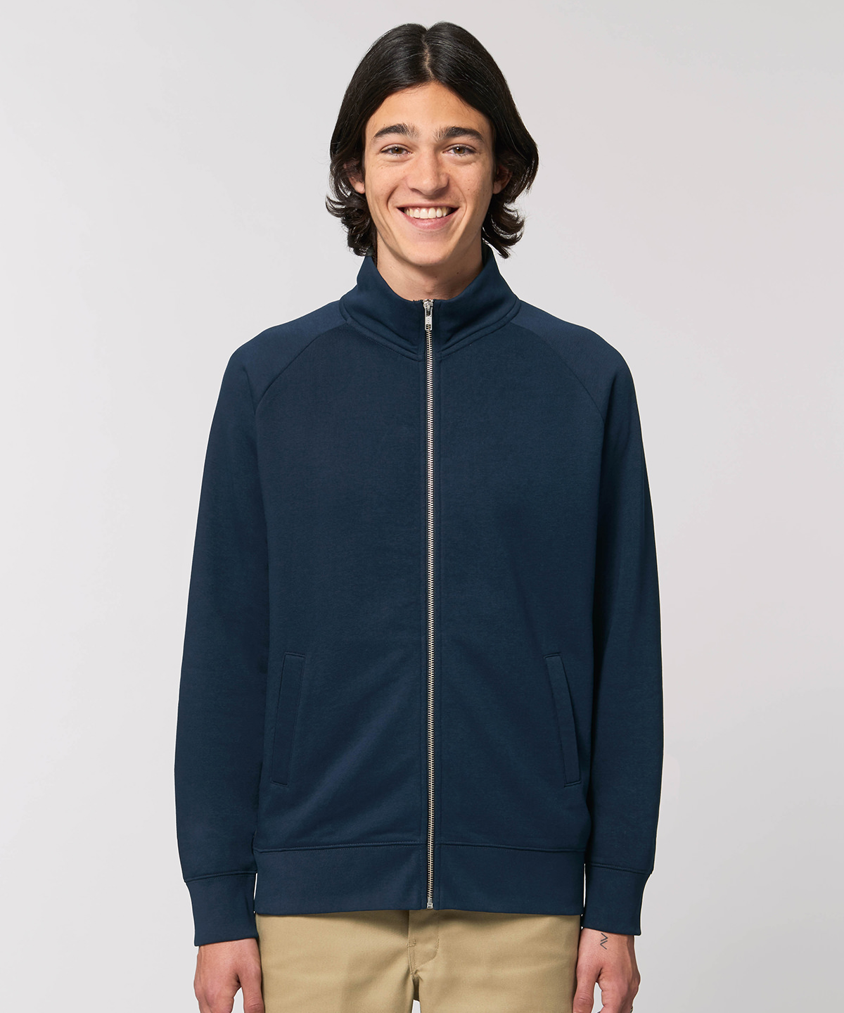 Stanley Trailer men's brushed zip-through sweatshirt (STSM612)