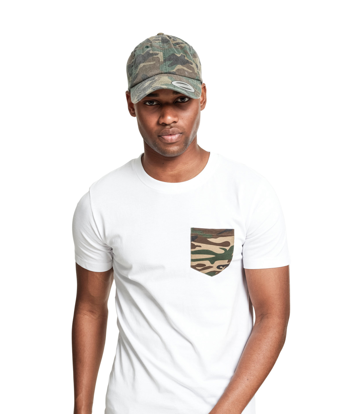 Low-profile camo washed cap (6245CW)